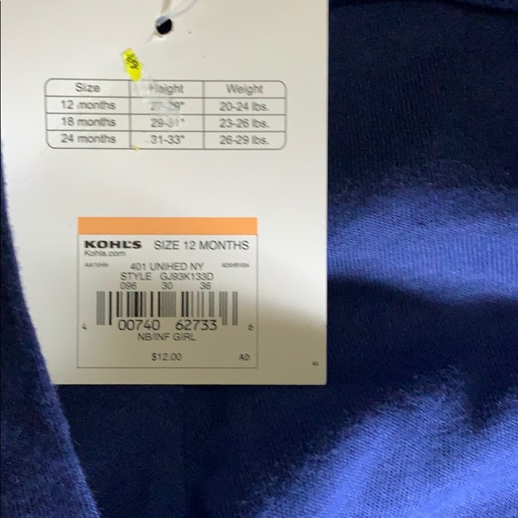 Jumping Bean 12 months girls shirt - Picture 5 of 5